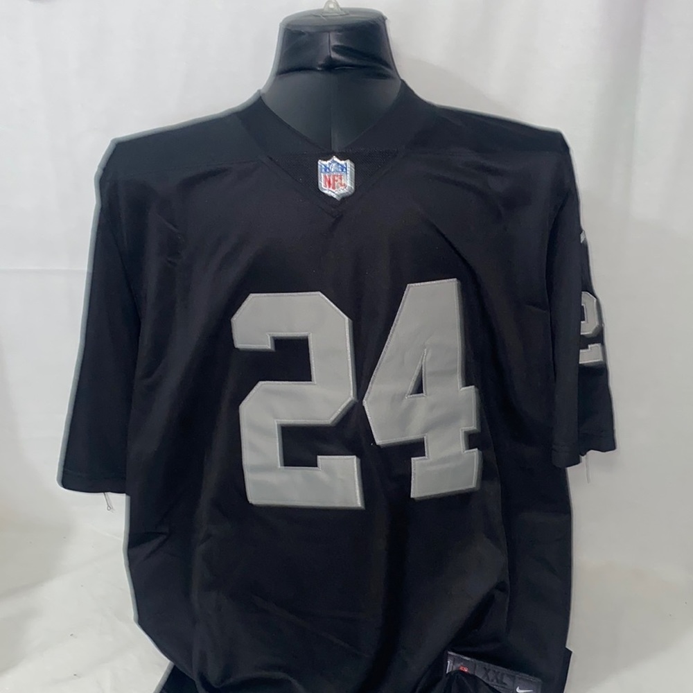 Nike Woodson # 24 Raiders Men's Stitched Jersey